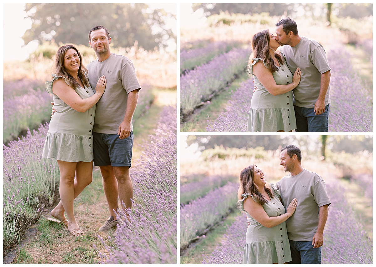 couples Photography at Little Mountain Lavender Farm