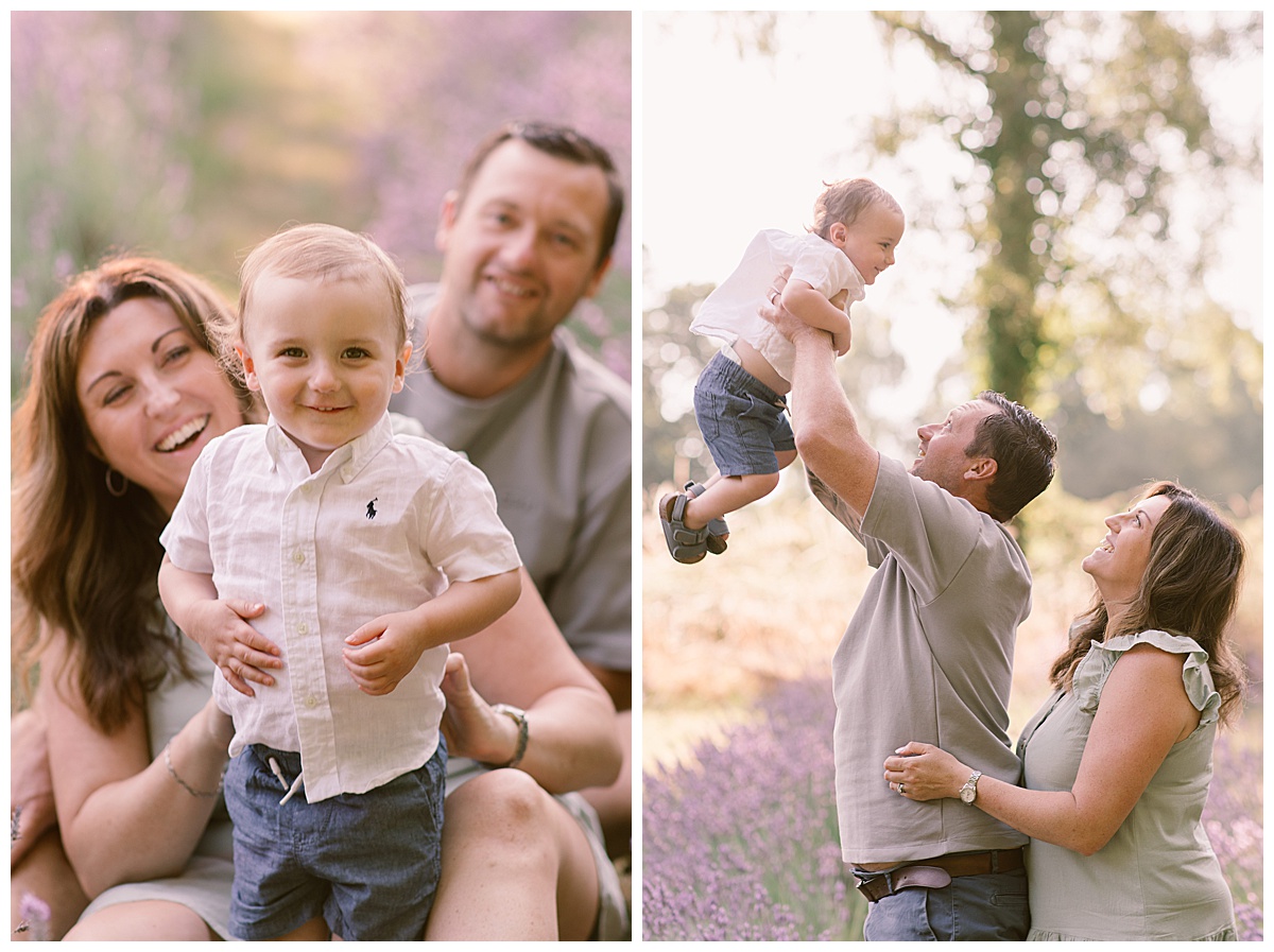 Lavender Family Photography at Little Mountain Lavender Farm