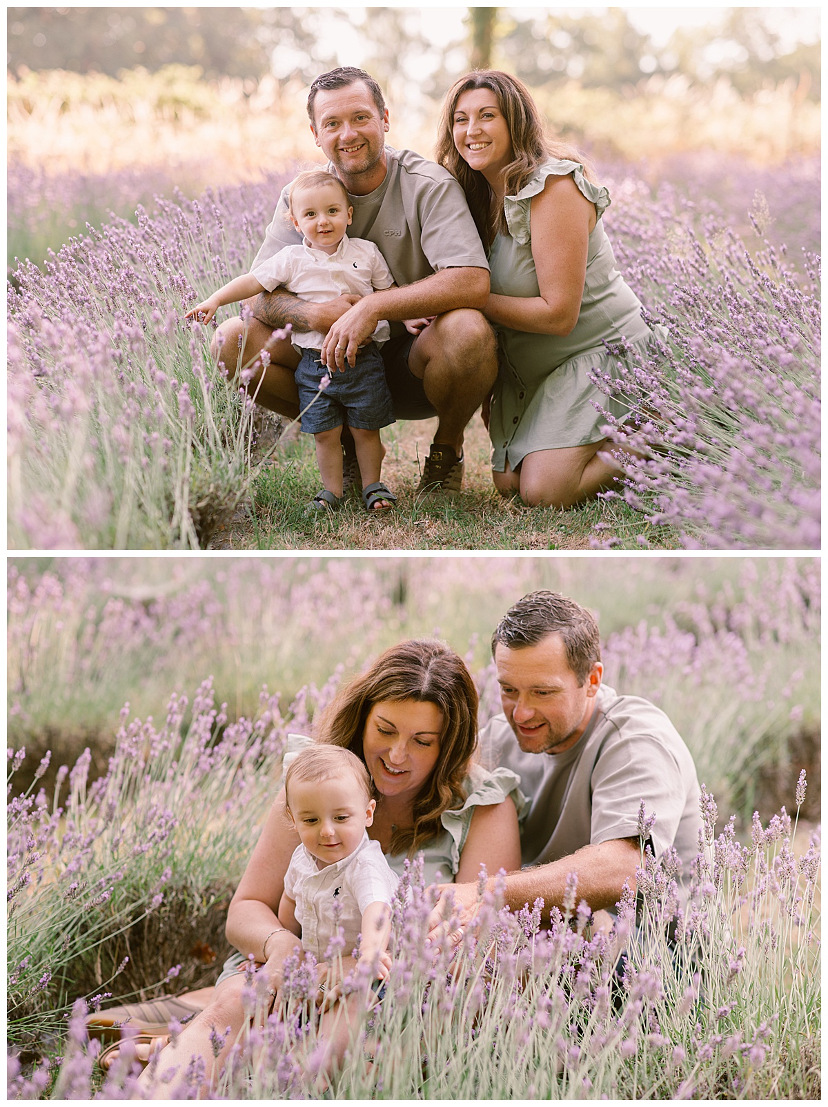 Lavender Family Photography at Little Mountain Lavender Farm