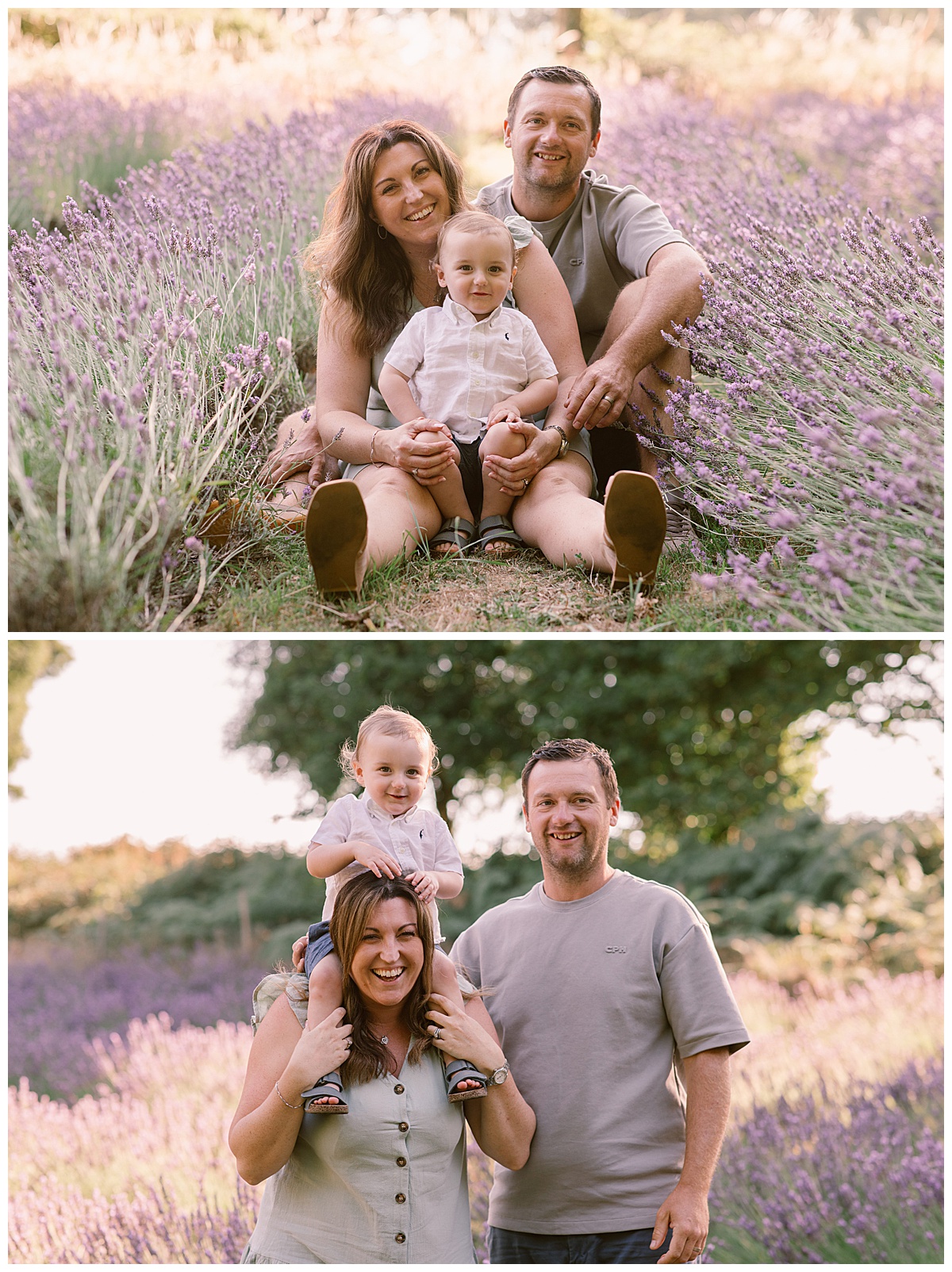 Lavender Family Photography at Little Mountain Lavender Farm