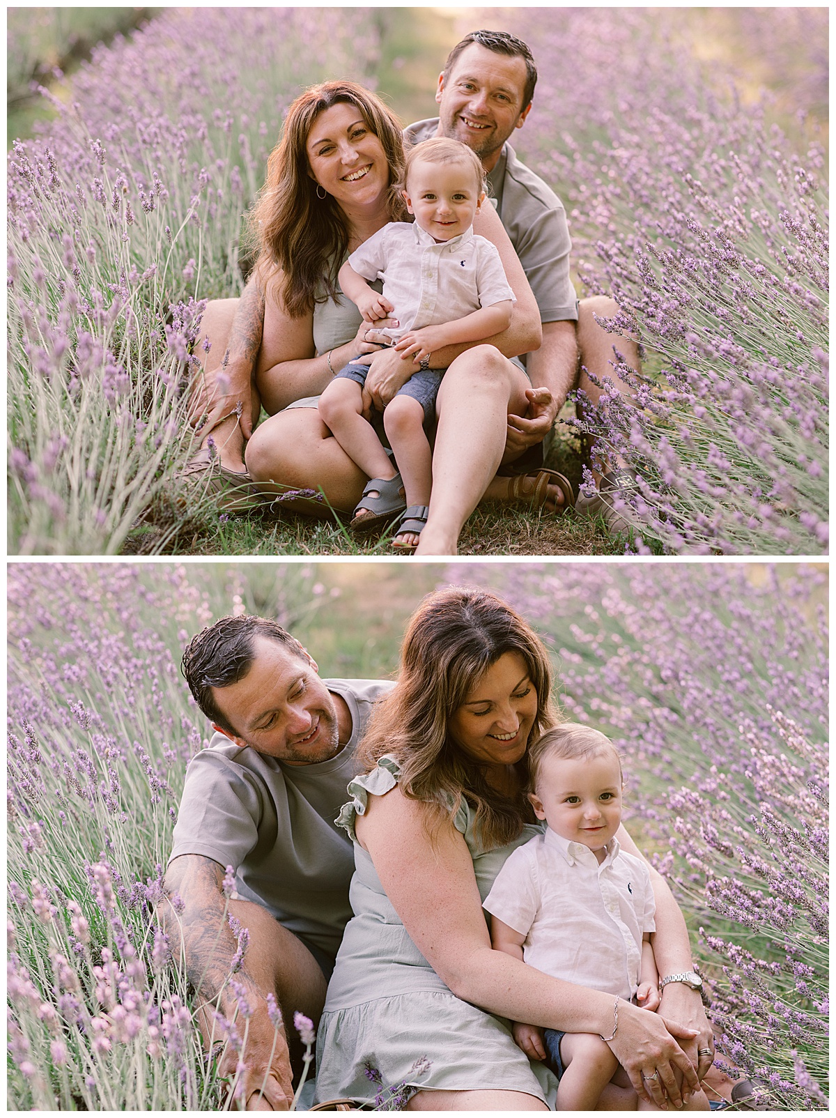 Lavender Family Photography at Little Mountain Lavender Farm